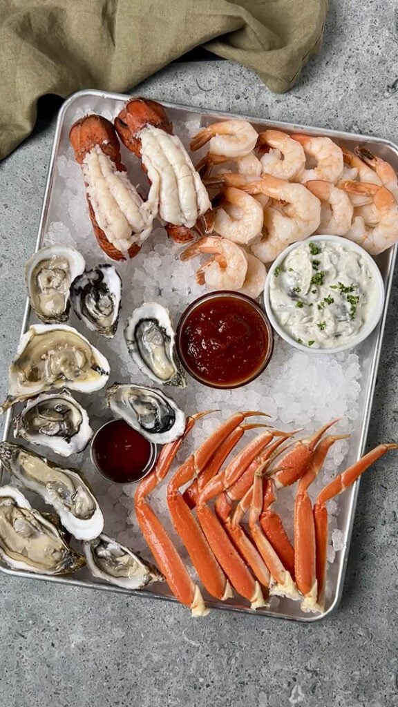 seafood charcuterie board how to