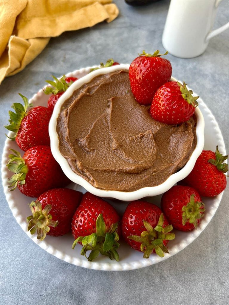 Chocolate Avocado dip recipe