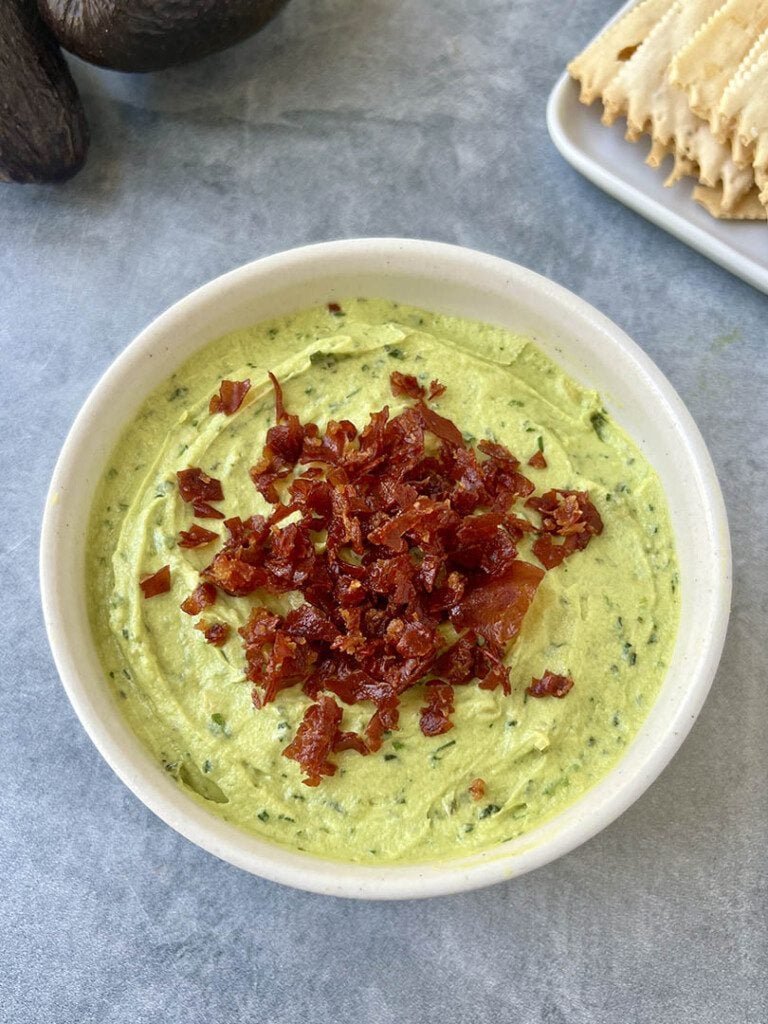 avocado goat cheese dip