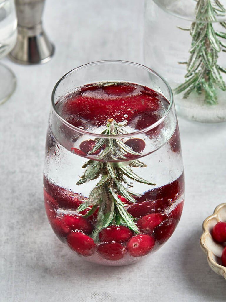 snow globe drink recipe cranberries