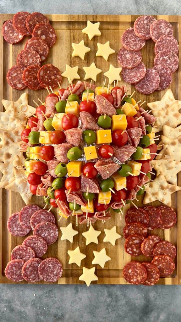 New Year's charcuterie ball how-to 4