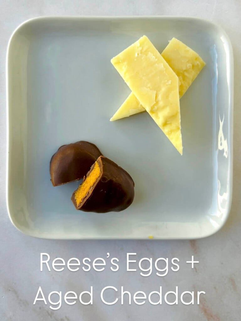 Easter Reese's Egg & Aged Cheddar