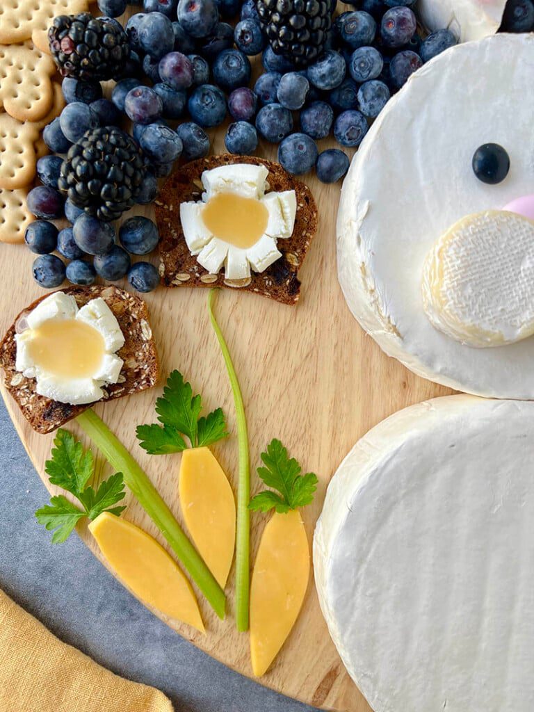 Easter Goat cheese flower