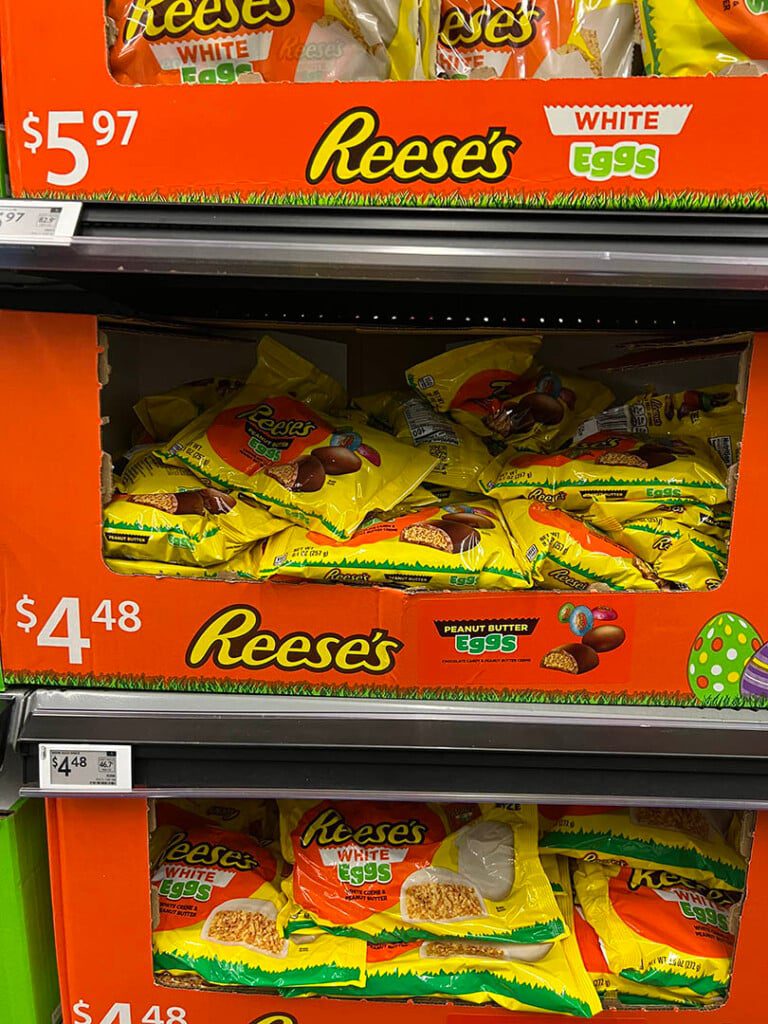 easter candy walmart reese's eggs