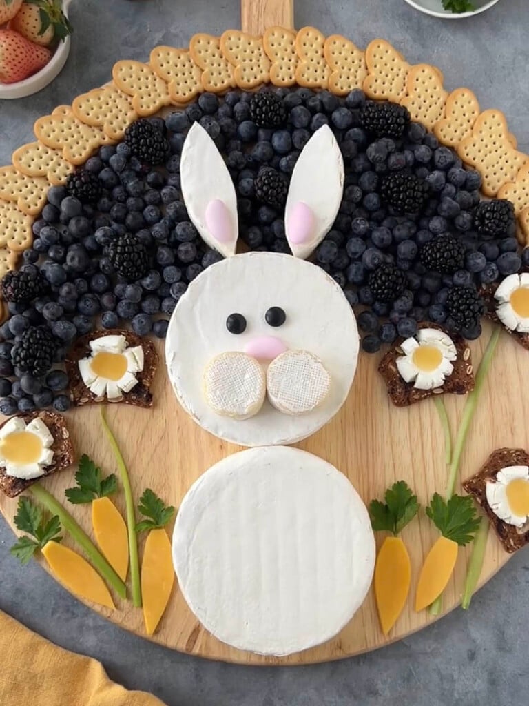 Easter Bunny Cheese Plate Step 4