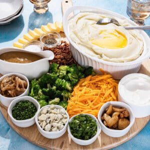 mashed potato bar
