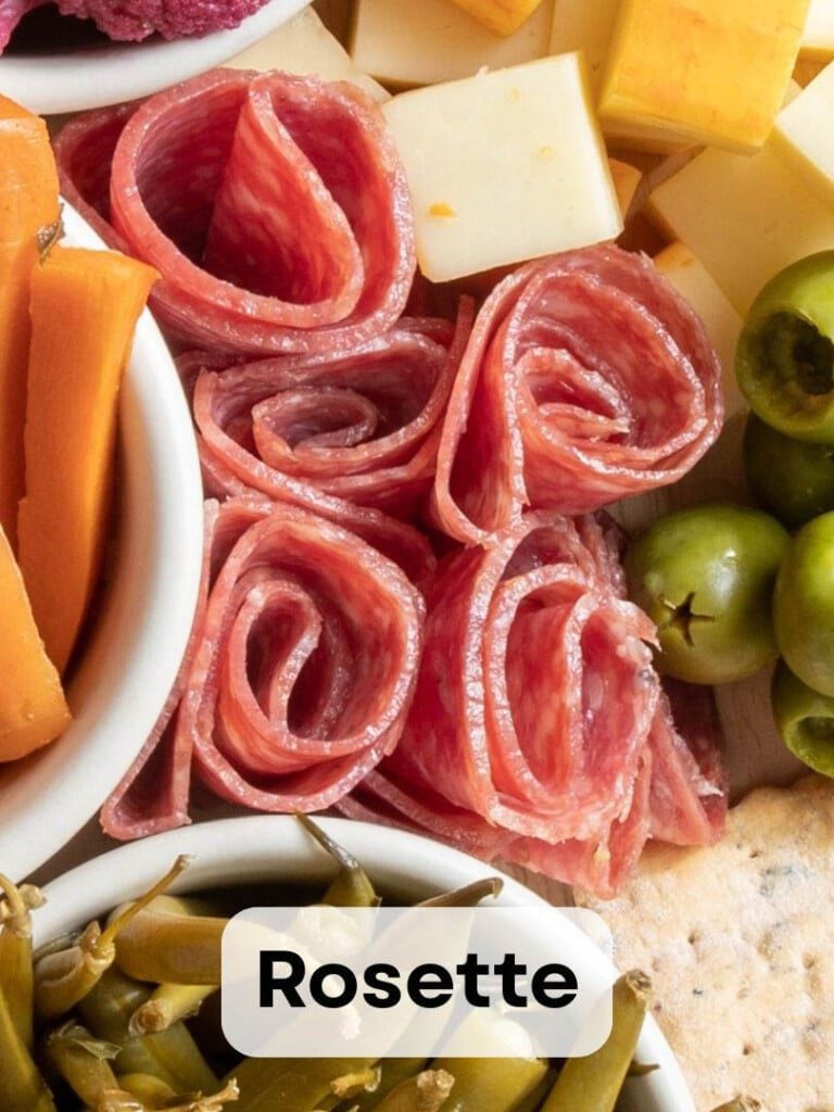 salami rosette fold