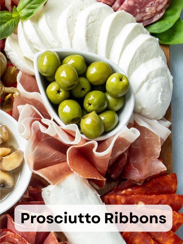 prosciutto ribbons