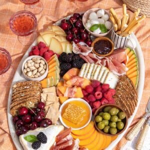 summer charcuterie board appetizer