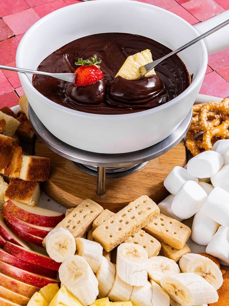 chocolate fondue recipe dippers