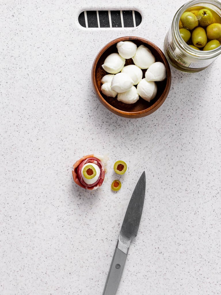 halloween themed eyeballs appetizer step 6
