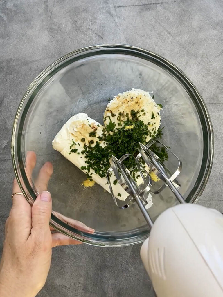 turkey cheese ball step 1