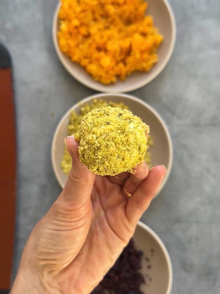 turkey cheese ball step 4