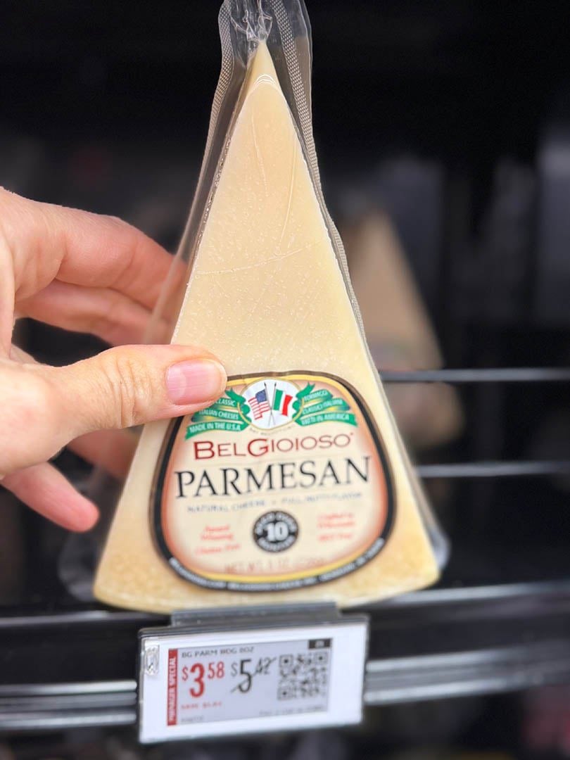 parmesean cheese at walmart