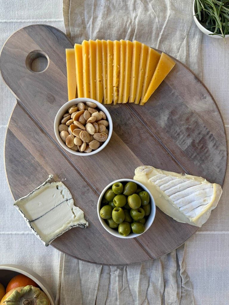 Whole foods charcuterie board step 2 nuts olives