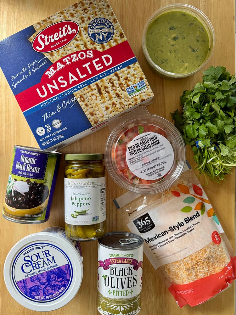 passover matzah nacho ingredients