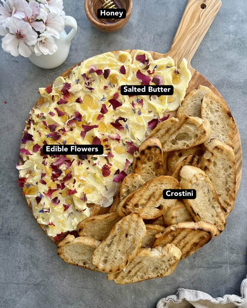 Easy Butter Board Recipe Ingredients List