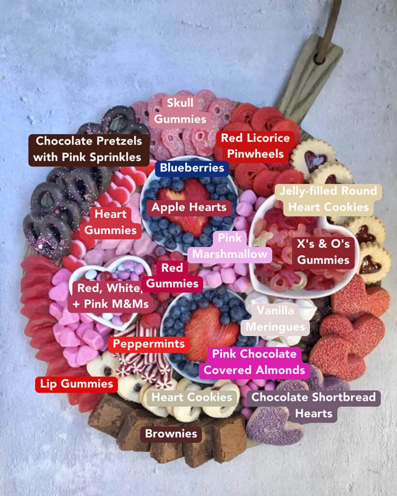 Galentine’s Day Treats Ingredients List