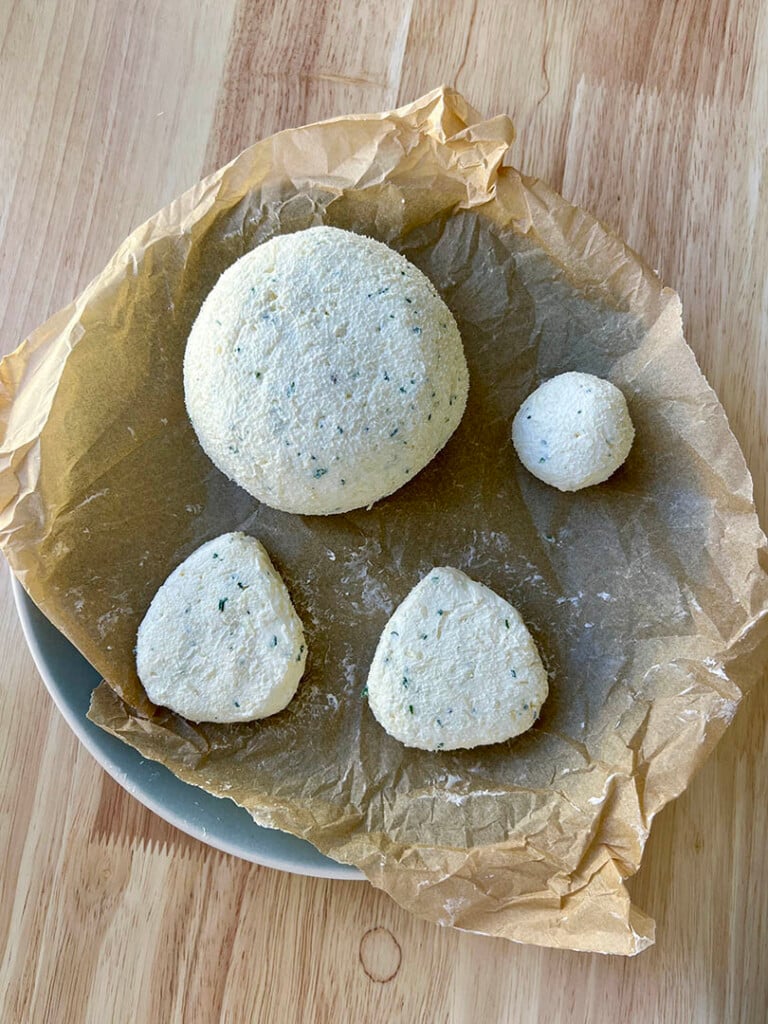 easter bunny cheese ball step 2