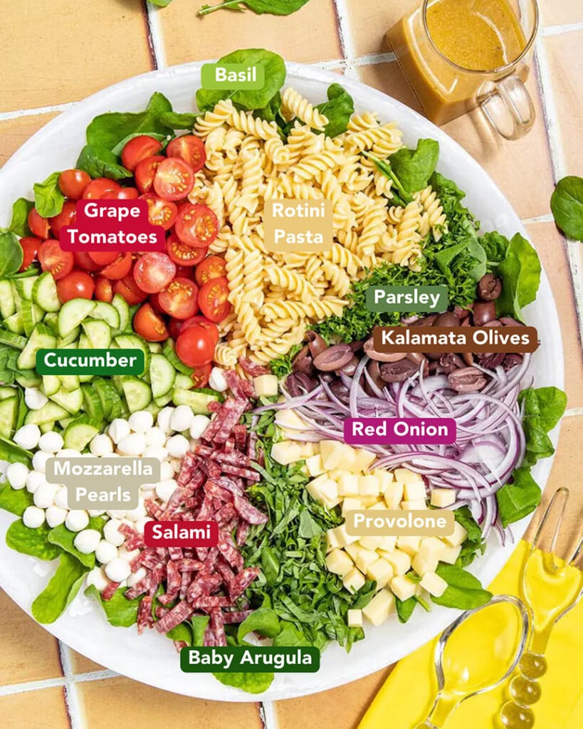 Italian Pasta Salad Recipe Ingredients List