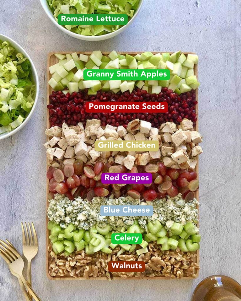 Waldorf Salad Platter Ingredients List